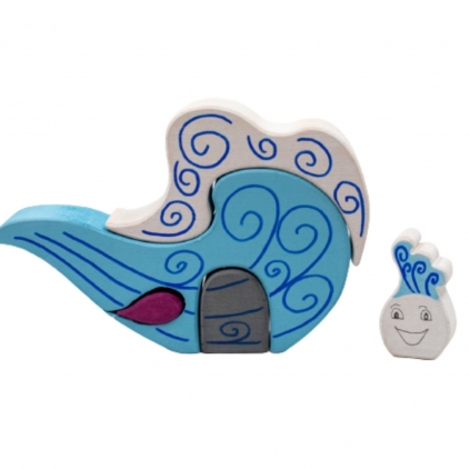 Jocuri logica, Montessori, STEM Set handmade Marc toys, Casuta aerului, varsta 3 - 6 ani, Baiat, Fata