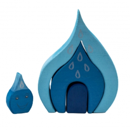 Jocuri logica, Montessori, STEM Set handmade Marc toys, Casuta apei, varsta 3 - 6 ani, Baiat, Fata