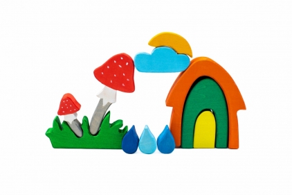 Jocuri logica, Montessori, STEM Set handmade Marc toys, Toamna fermecata, varsta 3 - 6, 6 - 9 ani, Baiat, Fata