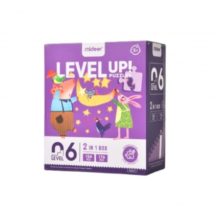 Jocuri puzzle Puzzle nivel 6, Imaginatia lumii, 2 cutii incluse