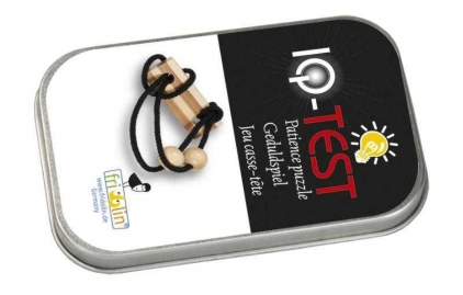 Jocuri strategie si indemanare Joc logic IQ elibereaza inelul in cutie metalica, 8 ani+, varsta 6 - 9, 9+ ani,