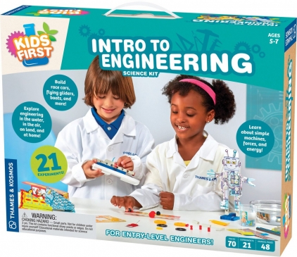 Jocuri logica, Montessori, STEM Kit STEM Primii pasi in inginerie, 21 de experimente despre parghii, forte, scripeti, varsta 3 - 6, 6 - 9 ani, Baiat, Fata