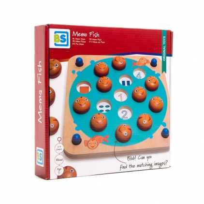 Jocuri strategie si indemanare Joc de memorie Memo Fish cu 8 jocuri, 3-8 ani