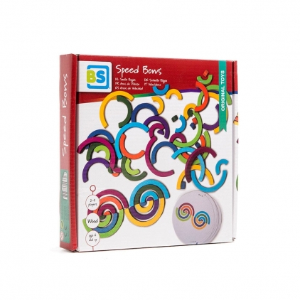 Jocuri strategie si indemanare Joc de rapiditate cu arcuri din lemn, 5+ ani