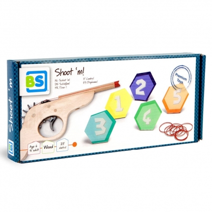 Jucarii nisip si gradina, sporturi si altele Pistolul cu elastice, joc de tras la tinta, 6+ ani