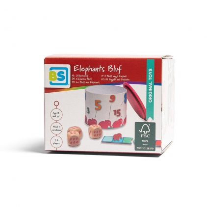 Jocuri strategie si indemanare Cacealmaua elefantilor, joc de societate cu zaruri, 8+ ani