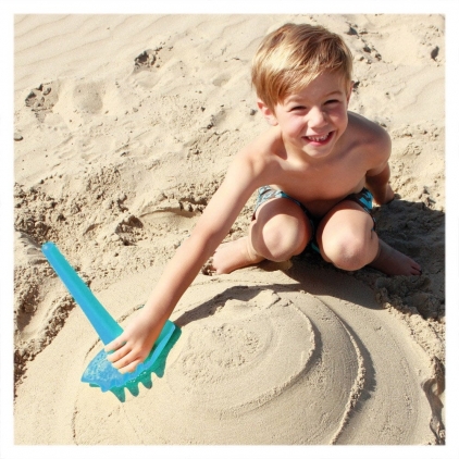 Jucarii nisip si gradina, sporturi si altele Triplet, jucarie multifunctionala pentru nisip, albastru deschis, 2-8 ani