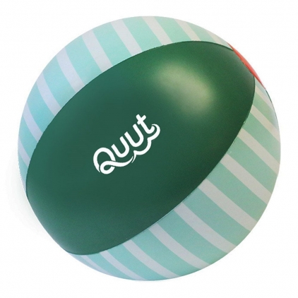 Jucarii nisip si gradina, sporturi si altele Minge gonflabila de plaja, verde, Quut Toys, 1-7 ani