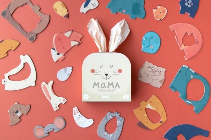 Jocuri puzzle Set 7 Puzzle-uri cu 3 piese mari, Mama Londji, varsta 1 - 3 ani, Baiat, Fata