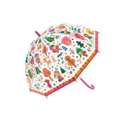 Jucarii nisip si gradina, sporturi si altele Umbrela de ploaie copii, colorata, 70 cm diametru, pentru fete si baieti, 16 modele, varsta 3 - 6, 6 - 9 ani, Fata