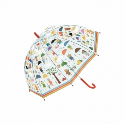 Jucarii nisip si gradina, sporturi si altele Umbrela de ploaie copii, colorata, 70 cm diametru, pentru fete si baieti, 16 modele, varsta 3 - 6, 6 - 9 ani, Fata