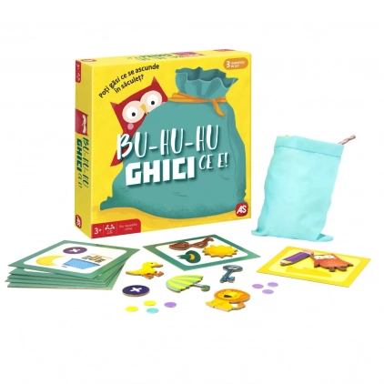 Jocuri strategie si indemanare Bu-hu-hu, Ghici ce e, Joc de societate, 3 ani+, varsta de la 3 ani la 7 ani