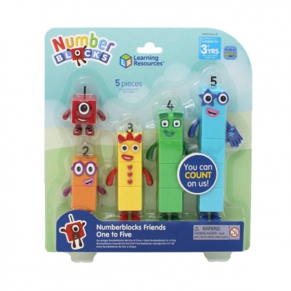 Jocuri strategie si indemanare Set figurine Numberblocks - De la Unu la Cinci