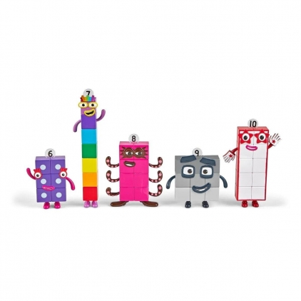 Jocuri educative pentru copii Set figurine Numberblocks - De la Sase la Zece