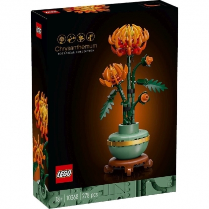 LEGO® - jocuri si accesorii LEGO Botanicals - Crizantema cod Lego 10368, varsta peste 18 ani