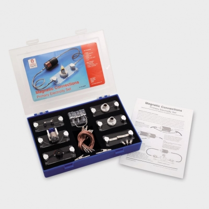 Jocuri logica, Montessori, STEM Set Educativ STEM Electricitate - Magnetic Connections, circuite vizibile si magneti