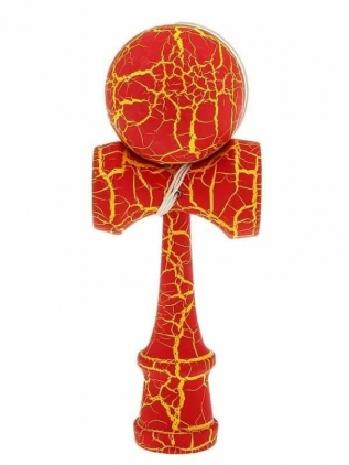 Disney Pixar Cars - masina cu telecomanda Lightning McQueen scara 1:24 Jada, varsta peste 4 ani Kendama Profesionala, 18 cm, Bila din lemn, Design artistic cu finisaj Crapatura, Rosu