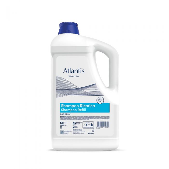 Pompa dozator refill sapun sticle 400 ml din rezerve 1L-5L Rezerva sampon Beauty Escape 5000 ml Atlantis