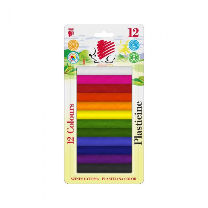 Rechizite scolare Plastilina Ico Arici 12 culori