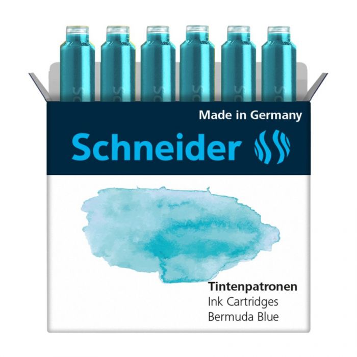 % Promo % Patron stilou Pastel Schneider 6/cutie bermuda blue