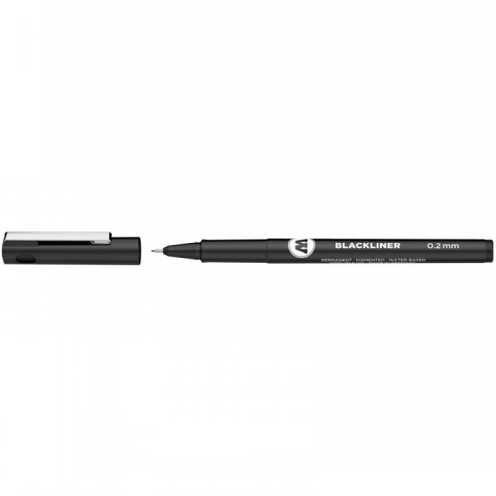 Rechizite scolare Blackliner 0.2 mm black Molotow
