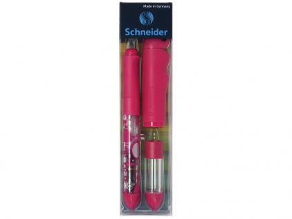  Stilou Base Kid Schneider stângaci roz