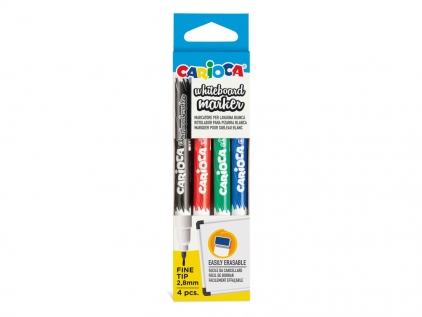Markere tabla (whiteboard, flipchart) Marker whiteboard Carioca 4 buc/set