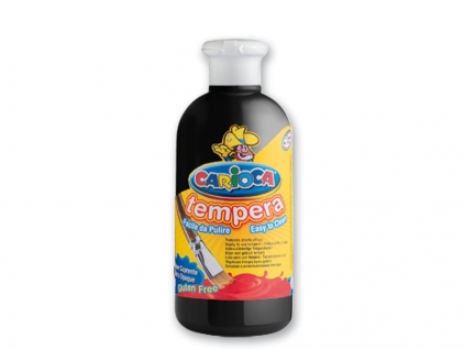 Acuarele, pensule, materiale pictura Acuarele Tempera Carioca 500 ml negru
