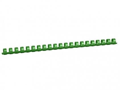 Aparate de indosariat, accesorii Spire plastic 14 mm 100/cutie verde